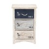 Wood 3 Drawer Chest White - Olivia & May - 4 of 4