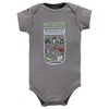 Hudson Baby Unisex Baby Cotton Bodysuits, Bugs 3-Pack - image 3 of 4