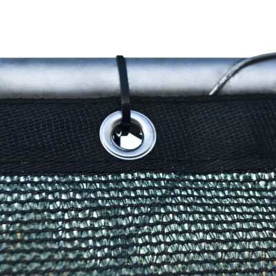 Green 6 x 150 ft Aluminum Eye Privacy Fence Screen