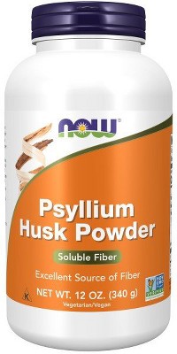 Psyllium Husk Powder by Now Foods  -  12 oz Powder