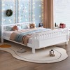 Racxily Platform Bed for Kids, with Safety Guardrails and Detachable Fence - 3 of 4