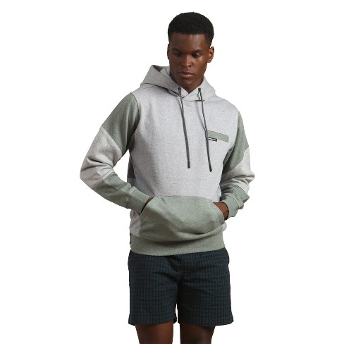Members Only Men's Colorblock Pullover Hooded Sweatshirt : Target