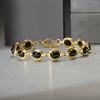 Ross-Simons Black Onyx Bracelet in 18kt Gold Over Sterling - 3 of 4