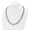 Black Bow Jewelry Men's 8.25mm Stainless Steel Fancy Rolo Chain Necklace, 24 Inch - 4 of 4