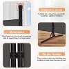 BestMassage 5.9FT Room Divider 3 Panel Folding Privacy Screen  with Reinforced Plastic Connector - 4 of 4
