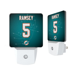 NFL Miami Dolphins Players Game Tactic Night Light 2-Pack - 1 of 4