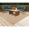 Liora Manne Carmel  Indoor/Outdoor Rug  Sand.. - 3 of 4