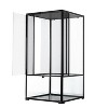 REPTI ZOO Reptile Glass Terrarium Tank Double Hinge Door with Screen Ventilation Reptile Terrarium 24" x 24" x 48" - 4 of 4