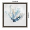 Amanti Art Blue Coral Reef I by Ken Roko Canvas Wall Art Print Framed 16 x 16-in. - 4 of 4