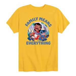 Boys' - Disney - Family Means Everything Short Sleeve Graphic T-Shirt - 1 of 4