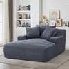 Whisen Oversized Chaise Lounge with Full Foam Cushion - 3 of 4