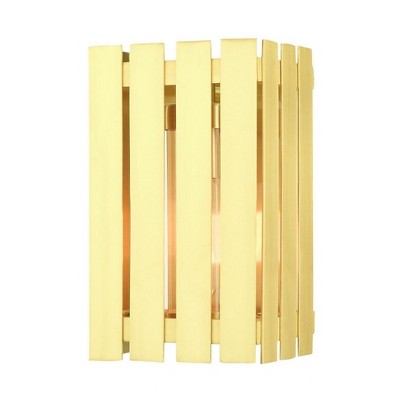 Livex Lighting Greenwich 1 - Light Wall Light in  Satin Brass