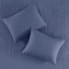 NicBex Solid Color Reversible Comforter Set Bedding Pick Stitch Channel Quilting Quilt Set 1 Quilt, Pillow Shams, Machine Washable - 2 of 4