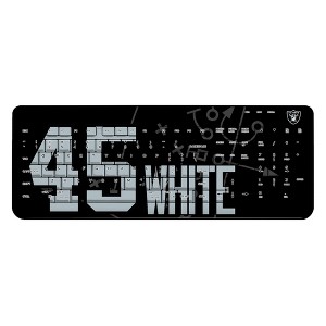 NFL Las Vegas Raiders Players Game Tactic Wireless USB Keyboard - 1 of 4