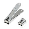 Unique Bargains Nail Clippers Nail Clipper Set for Nail Care Portable Stainless Steel Silver Tone 3 Pcs - 3 of 4