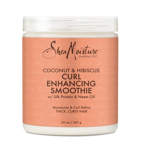 Sheamoisture Coconut And Hibiscus Curl Enhancing Smoothie For Thick Curly Hair 20oz Target