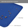 Kumasinova 22" x 14" Waterproof Pet Feeding Mat for Cat Dog Water Bowl with BPA Free Dogs Cats Food Mats Prevent Spill - 4 of 4