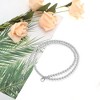 Unique Bargains Faux Pearl Handbag Strap Silver Tone 1 Pc - 4 of 4