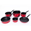 Cuisinart 11pc Red Non-Stick Cookware Set - 55-11R