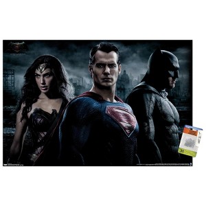 Trends International DC Comics Movie - Batman v Superman - Trio Unframed Wall Poster Prints - 1 of 4