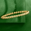Pure Collection by Ross-Simons Italian 5mm 18kt Gold Vermeil Bead Stretch Bracelet - 3 of 4