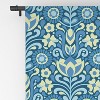 Jenean Morrison Climbing Floral Blues Set of 2 Panel Blackout Window Curtain - Deny Designs - 4 of 4
