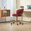 CAVINAS Velvet Home Office Desk Chair, Computer Chair, Swivel Office Chair, Wheels Swivel Height Adjustable Swivel Task Chair - 4 of 4
