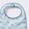 Water-Resistant Bibs - 3pk - Whales/Stripes/Dots - Cloud Island™ - 3 of 4
