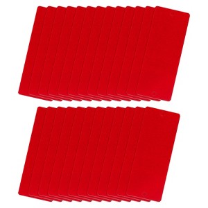 Unique Bargains DIY Laser Printing Office Engraving Blank Metal Card 25 Pcs - 1 of 4