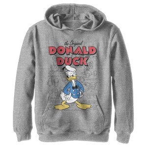 Boy's Disney Donald Duck Original Art Pull Over Hoodie - 1 of 4