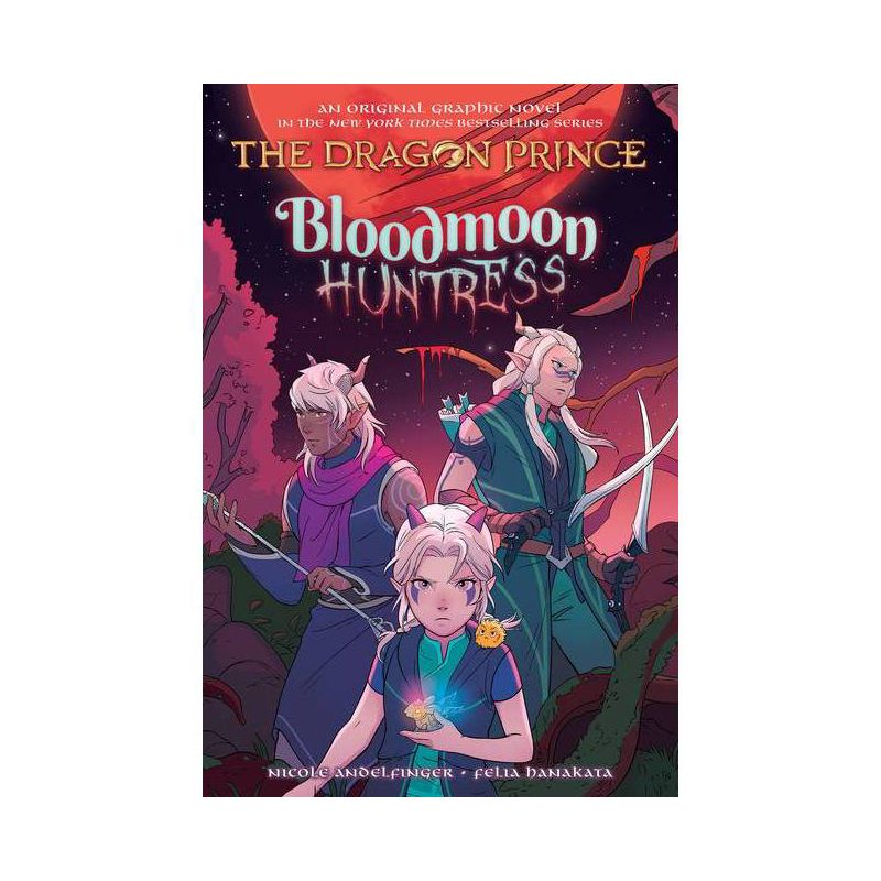 Bloodmoon Huntress: A Graphic Novel (the Dragon Prince Graphic Novel #2) - (The Dragon Prince Graphic Novel) by  Nicole Andelfinger (Paperback), 1 of 2