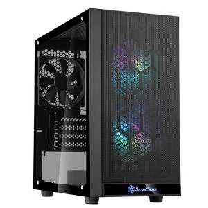 SilverStone Technology PS15 PRO, Compact Micro-ATX Chassis with Outstanding Cooling Potential, SST-PS15B-PRO - 1 of 4