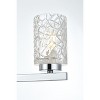 Elegant Lighting Cassie 24 inch Wall Sconce in Chrome - 4 of 4
