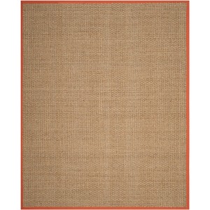 Natural Fiber Basket Weave  NF114 Power Loomed Indoor Rug - Safavieh - 1 of 4