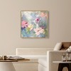 Art Remedy Fractal Flowers Floral Abstract Art Framed - 2 of 4