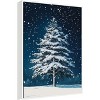 Amanti Art Winter Snowy Pine Tree by Pictufy Studio Canvas Wall Art Print Framed - 2 of 4