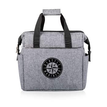 MLB Seattle Mariners On The Go Soft Lunch Bag Cooler - Heathered Gray