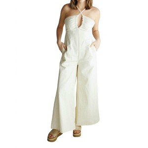 Women's Midweek Denim Jumpsuit - By Together - 1 of 4