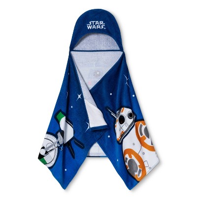 star wars hooded towel