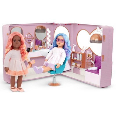 Our Generation Hair Salon Playset For 18 Dolls Target