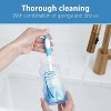 Dr. Brown's Baby Bottle Cleaning Brush, Sponge and Bristle Brush with Nipple Cleaner -3pk - Blue - 2 of 4