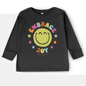 The Juniper Shop SmileyWorld Embrace Joy Toddler Long Sleeve Tee - 1 of 4
