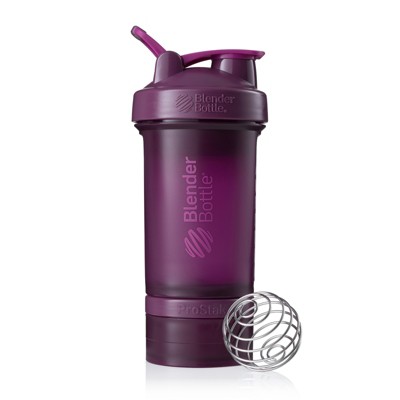 PROSTAK Blender Bottle 22 oz (651 ml) Rose Pink w/ wire whisk