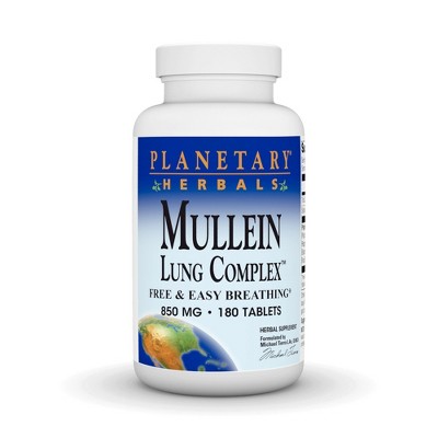 Mullein Lung Complex by Planetary Herbals  -  180 Tablet