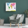 Trademark Fine Art -Michael Tompsett 'World Map for Kids II' Canvas Art - 4 of 4
