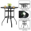 Karl Home Square Glass Outdoor Bar Table - 3 of 4