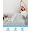 15lbs Cooling Queen Weighted Blanket, 60x80in, Grey, Breathable Microfiber, for Sleep Relaxation - 4 of 4