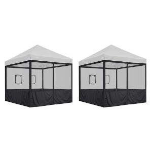 InstaHibit 8 Pcs 10 ft Pop Up Canopy Tent Sidewall Mesh Side Wall Party Canopy - 1 of 4