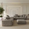 WJShome Modular Sectional Sofa with Ottomans,6 Seater Corduroy V Shaped Reversible Corner Couch,141.73" Convertible Sofa & Couch - 2 of 4