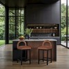 Meridian Furniture,Conrad Cognac Velvet Counter Stool - 2 of 4